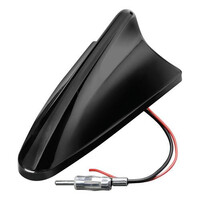 L4062.9 . ΚΕΡΑΙΑ ΚΑΡΧΑΡΙΑΣ AERO-FIN 6 12V ΜΑΥΡΗ AM/FM ΜΕ ΕΝΙΣΧΥΤΗ ΣΗΜΑΤΟΣ 78x148x59mm