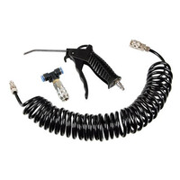 L9718.6 . ΠΙΣΤΟΛΙ ΑΕΡΑ ΜΕ ΣΠΙΡΑΛ P-2 6mm 5m 10bar kg/cm2  ME ΣΥΝΔΕΣΜΟΣ ΑΕΡΑ T 6mm