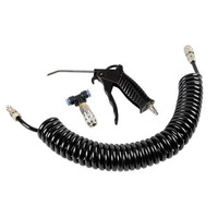 L9718.7 . ΠΙΣΤΟΛΙ ΑΕΡΑ ΜΕ ΣΠΙΡΑΛ P-3 8mm 5m 13bar kg/cm2  ME ΣΥΝΔΕΣΜΟΣ ΑΕΡΑ T 8mm