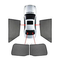 PVC.AR-GIUL-5-A . ALFA ROMEO  GIULIETTA 940 5D 2010+ ΚΟΥΡΤΙΝΑΚΙΑ ΜΑΡΚΕ CAR SHADES - 4 ΤΕΜ.