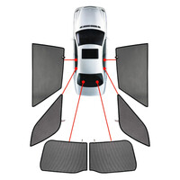 PVC.VW-TIAS-5-B . VW TIGUAN ALLSPACE LWB 5D 2016+ ΚΟΥΡΤΙΝΑΚΙΑ ΜΑΡΚΕ CAR SHADES - 6 ΤΕΜ.