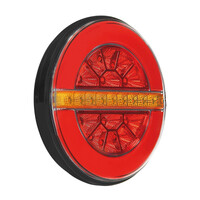 L4154.5 . ΦΩΣ ΠΙΣΩ ΔΕΞΙ 12/24V DYNAMIC-O 140 mm ΜΕ 29 LED 3 ΧΡΗΣΕΙΣ ΘΕΣΕΩΣ/ΦΛΑΣ/STOP (ΚΟΚΚΙΝΟ/ΠΟΡΤΟΚΑΛΙ) - 1 ΤΕΜ.