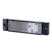WMLHOR127/MT . ΦΩΣ ΟΓΚΟΥ ΑΝΑΚΛΑΣΤΙΚΟ LD127 12/24V 3LED HORPOL ΛΕΥΚΟ 13 x 3  cm -1ΤΕΜ.