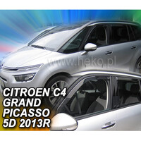 ΑΝΕΜ.SET12260 . CITROEN C4 GRAND PICASSO SPACE TOURER MK2 5D 2013+ ΣΕΤ ΑΝΕΜΟΘΡΑΥΣΤΕΣ ΑΥΤΟΚΙΝΗΤΟΥ ΑΠΟ ΕΥΚΑΜΠΤΟ ΦΙΜΕ ΠΛΑΣΤΙΚΟ HEKO - 4 ΤΕΜ.