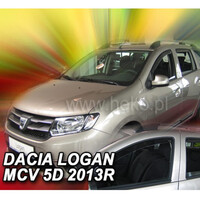 ΑΝΕΜ.SET13114 . DACIA LOGAN MCV II 5D 2013+ ΣΕΤ ΑΝΕΜΟΘΡΑΥΣΤΕΣ ΑΥΤΟΚΙΝΗΤΟΥ ΑΠΟ ΕΥΚΑΜΠΤΟ ΦΙΜΕ ΠΛΑΣΤΙΚΟ HEKO - 4 ΤΕΜ.