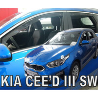 ΑΝΕΜ.SET20185 . KIA CEED III SW 5D 2018+ ΣΕΤ ΑΝΕΜΟΘΡΑΥΣΤΕΣ ΑΥΤΟΚΙΝΗΤΟΥ ΑΠΟ ΕΥΚΑΜΠΤΟ ΦΙΜΕ ΠΛΑΣΤΙΚΟ HEKO - 4 ΤΕΜ.