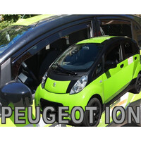 ΑΝΕΜ.SET26160 . PEUGEOT  iOn 5D 2010-2020 ΣΕΤ ΑΝΕΜΟΘΡΑΥΣΤΕΣ ΑΥΤΟΚΙΝΗΤΟΥ ΑΠΟ ΕΥΚΑΜΠΤΟ ΦΙΜΕ ΠΛΑΣΤΙΚΟ HEKO - 4 ΤΕΜ.