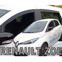 ΑΝΕΜ.SET27011 . RENAULT ZOE 5D 2012+ ΣΕΤ ΑΝΕΜΟΘΡΑΥΣΤΕΣ ΑΥΤΟΚΙΝΗΤΟΥ ΑΠΟ ΕΥΚΑΜΠΤΟ ΦΙΜΕ ΠΛΑΣΤΙΚΟ HEKO - 4 ΤΕΜ.