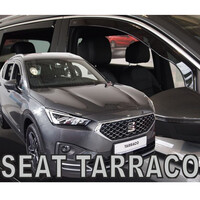 ΑΝΕΜ.SET28257 . SEAT TARRACO 5D 2019+ ΣΕΤ ΑΝΕΜΟΘΡΑΥΣΤΕΣ ΑΥΤΟΚΙΝΗΤΟΥ ΑΠΟ ΕΥΚΑΜΠΤΟ ΦΙΜΕ ΠΛΑΣΤΙΚΟ HEKO - 4 ΤΕΜ.