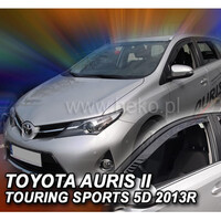 ΑΝΕΜ.SET29637 . TOYOTA AURIS II TOURING COMBI 5D 2013+ ΣΕΤ ΑΝΕΜΟΘΡΑΥΣΤΕΣ ΑΥΤΟΚΙΝΗΤΟΥ ΑΠΟ ΕΥΚΑΜΠΤΟ ΦΙΜΕ ΠΛΑΣΤΙΚΟ HEKO - 4 ΤΕΜ.
