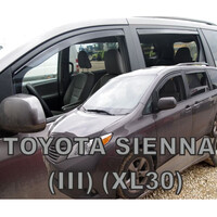 ΑΝΕΜ.SET29655 . TOYOTA SIENNA III XL30 5D 2010+ ΣΕΤ ΑΝΕΜΟΘΡΑΥΣΤΕΣ ΑΥΤΟΚΙΝΗΤΟΥ ΑΠΟ ΕΥΚΑΜΠΤΟ ΦΙΜΕ ΠΛΑΣΤΙΚΟ HEKO - 4 ΤΕΜ.