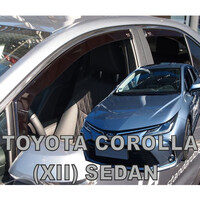 ΑΝΕΜ.SET29659 . TOYOTA COROLLA XII 4D SEDAN 2018+ ΣΕΤ ΑΝΕΜΟΘΡΑΥΣΤΕΣ ΑΥΤΟΚΙΝΗΤΟΥ ΑΠΟ ΕΥΚΑΜΠΤΟ ΦΙΜΕ ΠΛΑΣΤΙΚΟ HEKO - 4 ΤΕΜ.