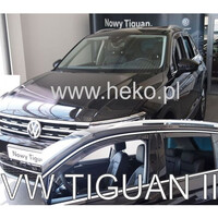 ΑΝΕΜ.SET31007 . VW TIGUAN II 5D 2015+ ΣΕΤ ΑΝΕΜΟΘΡΑΥΣΤΕΣ ΑΥΤΟΚΙΝΗΤΟΥ ΑΠΟ ΕΥΚΑΜΠΤΟ ΦΙΜΕ ΠΛΑΣΤΙΚΟ HEKO - 4 ΤΕΜ.
