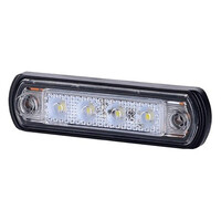 WMLHOR675/MT . ΦΩΣ ΟΓΚΟΥ LD675 12/24V 4LED HORPOL ΛΕΥΚΟ (10,5 x 3 cm) -1ΤΕΜ.