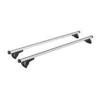 N15066 . ΜΠΑΡΕΣ ΟΡΟΦΗΣ ΑΛΟΥΜΙΝΙΟΥ NOWA (L) 127cm ME FLUSH RAILING 2ΤΕΜ. ME ΚΛΕΙΔΙ