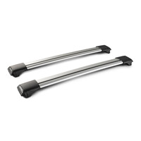 Y8050203 . ΜΠΑΡΕΣ ΟΡΟΦΗΣ ΑΛΟΥΜΙΝΙΟΥ RAIL BAR STANDARD 85cm YAKIMA ΜΕ ΚΛΕΙΔΙ - 2 ΤΕΜ.