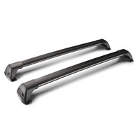Y8050234 . ΜΠΑΡΕΣ ΟΡΟΦΗΣ ΑΛΟΥΜΙΝΙΟΥ FLUSH BAR MIXED YAKIMA 95+100 cm (ΜΑΥΡΟ ΧΡΩΜΑ/ΜΕ ΚΛΕΙΔΑΡΙΕΣ) ΓΙΑ ΟΛΕΣ ΤΙΣ ΟΡΟΦΕΣ - 2 ΤΕΜ.