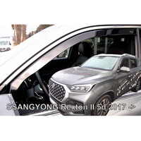ΑΝΕΜ.28916 . SSANGYONG REXTON 5D 2017+ ΖΕΥΓΑΡΙ ΑΝΕΜΟΘΡΑΥΣΤΕΣ ΑΠΟ ΕΥΚΑΜΠΤΟ ΦΙΜΕ ΠΛΑΣΤΙΚΟ HEKO - 2 ΤΕΜ.