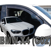 ΑΝΕΜ.11178 . BMW X4 G02 5D 2018-2021 ΖΕΥΓΑΡΙ ΑΝΕΜΟΘΡΑΥΣΤΕΣ ΑΠΟ ΕΥΚΑΜΠΤΟ ΦΙΜΕ ΠΛΑΣΤΙΚΟ HEKO - 2 ΤΕΜ.
