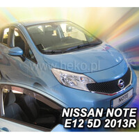 ΑΝΕΜ.24283 . NISSAN NOTE E12 5D 2013+ ΖΕΥΓΑΡΙ ΑΝΕΜΟΘΡΑΥΣΤΕΣ ΑΠΟ ΕΥΚΑΜΠΤΟ ΦΙΜΕ ΠΛΑΣΤΙΚΟ HEKO - 2 ΤΕΜ.