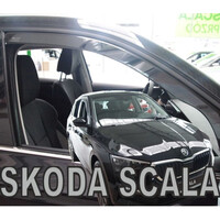 ΑΝΕΜ.28352 . SKODA SCALA 5D 2019+ ΖΕΥΓΑΡΙ ΑΝΕΜΟΘΡΑΥΣΤΕΣ ΑΠΟ ΕΥΚΑΜΠΤΟ ΦΙΜΕ ΠΛΑΣΤΙΚΟ HEKO - 2 ΤΕΜ.