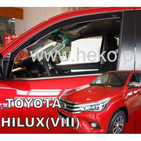 ΑΝΕΜ.29642 . TOYOTA HILUX 4D 2016+ ΖΕΥΓΑΡΙ ΑΝΕΜΟΘΡΑΥΣΤΕΣ ΑΠΟ ΕΥΚΑΜΠΤΟ ΦΙΜΕ ΠΛΑΣΤΙΚΟ HEKO - 2 ΤΕΜ.