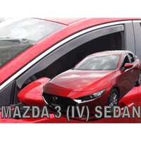 ΑΝΕΜ.23173 . MAZDA 3 4D 2019+  ΖΕΥΓΑΡΙ ΑΝΕΜΟΘΡΑΥΣΤΕΣ ΑΠΟ ΕΥΚΑΜΠΤΟ ΦΙΜΕ ΠΛΑΣΤΙΚΟ HEKO - 2 ΤΕΜ.