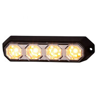 HO-LDO2258 . ΦΩΣ ΠΡΟΕΙΔΟΠΟΙΗΣΗΣ 12/24V HOR78 6W 4LED 143x35mm ΠΟΡΤΟΚΑΛΙ