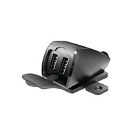 L3882.7/T . ΦΟΡΤΙΣΤΗΣ USB ΔΙΠΛΟΣ TREK 2 12/24V 5400mA ΜΕ ΒΑΣΗ ΣΤΗΡΙΞΗΣ ΒΙΔΩΤΗ ΚΑΙ ΚΑΛΩΔΙΟ 150cm ΑΔΙΑΒΡΟΧΟΣ