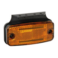 L9702.0 . ΦΩΣ ΟΓΚΟΥ S18 2 LED ΠΟΡΤΟΚΑΛΙ 10/30V ΜΕ ΑΝΑΚΛΑΣΤΗΡΑ (114x54 mm) -1ΤΕΜ.