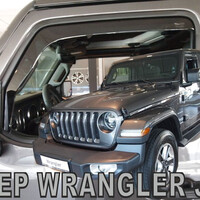 ΑΝΕΜ.19132 . JEEP WRANGLER JL IV 5D 2019+ ΖΕΥΓΑΡΙ ΑΝΕΜΟΘΡΑΥΣΤΕΣ ΑΠΟ ΕΥΚΑΜΠΤΟ ΦΙΜΕ ΠΛΑΣΤΙΚΟ HEKO - 2 ΤΕΜ.