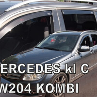 ΑΝΕΜ.SET23604 . MERCEDES C-KLAS W204 5D S/W 03/2007-2014 ΤΑΞΙ / COMBI ΣΕΤ ΑΝΕΜΟΘΡΑΥΣΤΕΣ ΑΥΤΟΚΙΝΗΤΟΥ ΑΠΟ ΕΥΚΑΜΠΤΟ ΦΙΜΕ ΠΛΑΣΤΙΚΟ HEKO - 4 ΤΕΜ.