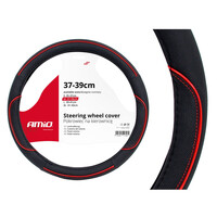 01362/AM . ΚΑΛΥΜΜΑ ΤΙΜΟΝΙΟΥ 37/39CM SWC-07 ΜΑΥΡΟ/ΚΟΚΚΙΝΕΣ ΡΑΦΕΣ AMiO – 1 ΤΕΜ.