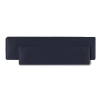 ΠΛΑΙΣ.12003-RX . ΠΡΟΣΤΑΤΕΥΤΙΚΟ ΤΖΑΜΙ ΠΙΝΑΚΙΔΑΣ DARK BLACK ΦΙΜΕ ΠΑΛΑΙΟΥ ΤΥΠΟΥ 43 Χ 12,5 cm ΚΑΙ 33,4 Χ 10,5 cm (ΠΛΑΣΤΙΚΟ) - 2 ΤΕΜ.