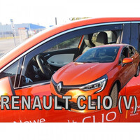ΑΝΕΜ.27014 . RENAULT CLIO 5D 2019+ ΖΕΥΓΑΡΙ ΑΝΕΜΟΘΡΑΥΣΤΕΣ ΑΠΟ ΕΥΚΑΜΠΤΟ ΦΙΜΕ ΠΛΑΣΤΙΚΟ HEKO - 2 ΤΕΜ.