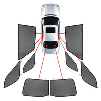 PVC.BMW-X4-5-A . BMW X4 F26 5D 2014+ ΚΟΥΡΤΙΝΑΚΙΑ ΜΑΡΚΕ CAR SHADES - 8 ΤΕΜ.