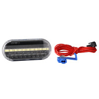 CSM105/MT . VW GOLF 3+4 /POLO 6N/9N/PASSAT 96>/T5/SHARAN 18LED (2χ9) SMD 2 ΧΡΗΣΕΩΝ ΠΛΑΙΝΑ ΦΛΑΣ ΦΤΕΡΟΥ ΔΙΑΦΑΝΑ