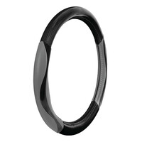L3294.5 . ΚΑΛΥΜΜΑ ΤΙΜΟΝΙΟΥ SILVERSTONE (M) 37/39 cm CARBON /ΜΑΥΡO-ΓΚΡΙ ΔΕΡΜΑΤΙΝΗ ΑΟΣΜΟ ECO-FRIENDLY