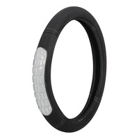 L3295.0 . ΚΑΛΥΜΜΑ ΤΙΜΟΝΙΟΥ GEL GRIP (S) 35/37cm ΜΙΚΡΟΙΝΕΣ/ΤΖΕΛ ΜΑΥΡΟ/ΓΚΡΙ ΑΟΣΜΟ ECO-FRIENDLY