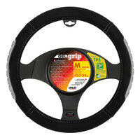 L3295.1 . ΚΑΛΥΜΜΑ ΤΙΜΟΝΙΟΥ GEL GRIP (M) 37/39cm ΜΙΚΡΟΙΝΕΣ/ΤΖΕΛ ΜΑΥΡΟ/ΓΚΡΙ ΑΟΣΜΟ ECO-FRIENDLY