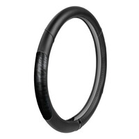 L9783.0 . ΚΑΛΥΜΜΑ ΤΙΜΟΝΙΟΥ ΦΟΡΤΗΓΟΥ PEARL BLACK ΔΕΡΜΑΤΙΝΗ ΜΑΥΡΟ (L) 46-48cm ΟΙΚΟΛΟΓΙΚΟ ΚΑΙ ΑΟΣΜΟ