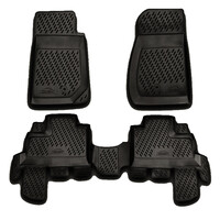MFJK7401/NV . JEEP WRANGLER 5D 2007-2018 ΜΑΡΚΕ ΠΑΤΑΚΙΑ ΣΕ ΣΚΑΦΗ TPE ΛΑΣΤΙΧΟ ΣΕ ΜΑΥΡΟ ΧΡΩΜΑ NOVLINE - 4 ΤΕΜ.