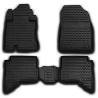 NLC.12.01.210K/NV . DAIHATSU TERIOS 5D 2006-2013 ΜΑΡΚΕ ΠΑΤΑΚΙΑ ΣΕ ΣΚΑΦΗ TPE ΛΑΣΤΙΧΟ ΣΕ ΜΑΥΡΟ ΧΡΩΜΑ NOVLINE - 4 ΤΕΜ.