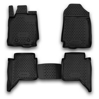 NLC.16.34.210K/NV . FORD RANGER 4D 2011+ ΜΑΡΚΕ ΠΑΤΑΚΙΑ ΣΕ ΣΚΑΦΗ TPE ΛΑΣΤΙΧΟ ΣΕ ΜΑΥΡΟ ΧΡΩΜΑ NOVLINE - 4 ΤΕΜ.
