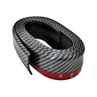 SRUB/C . ΔΙΑΚΟΣΜΗΤΙΚΟ SPOILER ΠΡΟΦΥΛΑΚΤΗΡΑ LIP-SPLITTER 20+30+8mm 250cm ΛΑΣΤΙΧΕΝΙΟ CARBON
