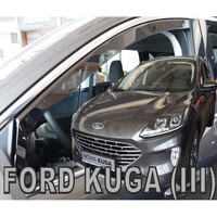 ΑΝΕΜ.15332 . FORD KUGA 5D 2019+ ΖΕΥΓΑΡΙ ΑΝΕΜΟΘΡΑΥΣΤΕΣ ΑΠΟ ΕΥΚΑΜΠΤΟ ΦΙΜΕ ΠΛΑΣΤΙΚΟ HEKO - 2 ΤΕΜ.