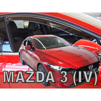 ΑΝΕΜ.23175 . MAZDA 3 5D HB 2019+ ΖΕΥΓΑΡΙ ΑΝΕΜΟΘΡΑΥΣΤΕΣ ΑΠΟ ΕΥΚΑΜΠΤΟ ΦΙΜΕ ΠΛΑΣΤΙΚΟ HEKO - 2 ΤΕΜ.