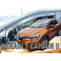 ΑΝΕΜ.27012 . RENAULT CAPTUR 5D 2019+ ΖΕΥΓΑΡΙ ΑΝΕΜΟΘΡΑΥΣΤΕΣ ΑΠΟ ΕΥΚΑΜΠΤΟ ΦΙΜΕ ΠΛΑΣΤΙΚΟ HEKO - 2 ΤΕΜ.