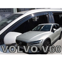 ΑΝΕΜ.31247 . VOLVO S60 / V60 4D/5D 2018+ ΖΕΥΓΑΡΙ ΑΝΕΜΟΘΡΑΥΣΤΕΣ ΑΠΟ ΕΥΚΑΜΠΤΟ ΦΙΜΕ ΠΛΑΣΤΙΚΟ HEKO - 2 ΤΕΜ.