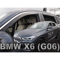 ΑΝΕΜ.SET11191 . BMW X6 G06 5D 2019+ ΣΕΤ ΑΝΕΜΟΘΡΑΥΣΤΕΣ ΑΥΤΟΚΙΝΗΤΟΥ ΑΠΟ ΕΥΚΑΜΠΤΟ ΦΙΜΕ ΠΛΑΣΤΙΚΟ HEKO - 4 ΤΕΜ.